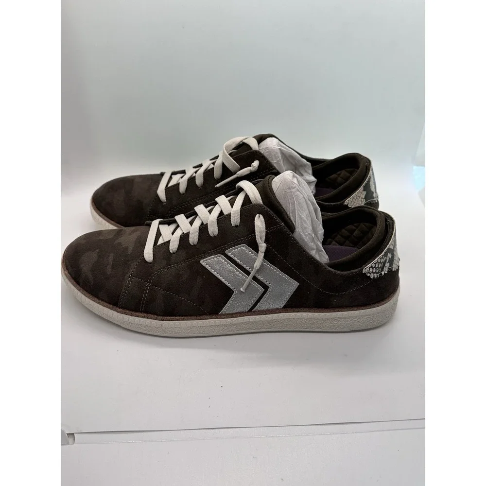 Dr. Scholl's Women's Sz 10M Pull On Comfort Sneaker Shoes‎ - Camo Green $75